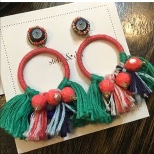 Chandelier statement earrings